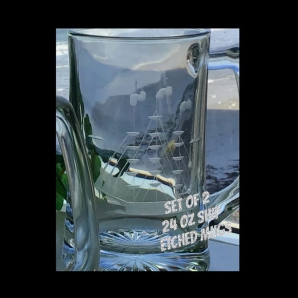 Ship Etched Mugs